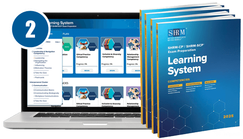 SHRM Learning System - prep for the SHRM certification exam