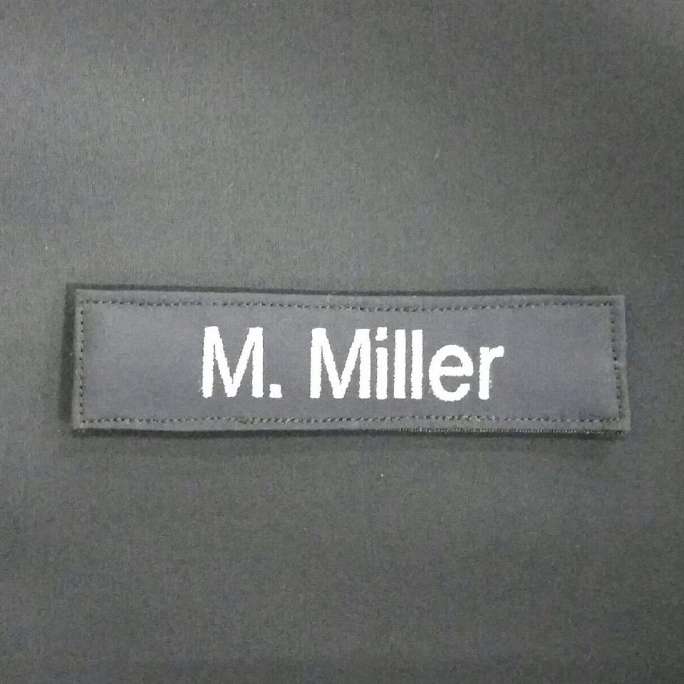 X021 Fabric Name Tapes (Velcro attachment)