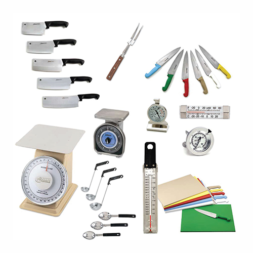 Food Preparation Utensils - Knives, Cutting Boards, Scales, Thermometers