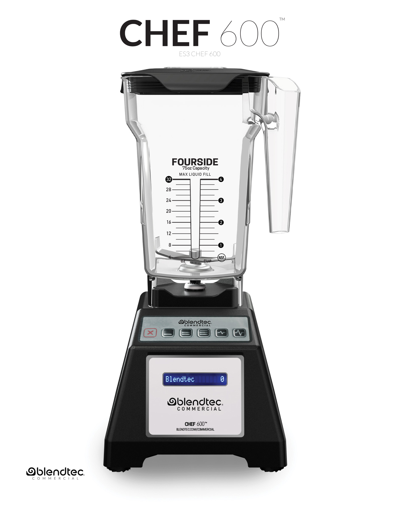 Williams Sonoma Blendtec Professional 800 Blender Black CQB1