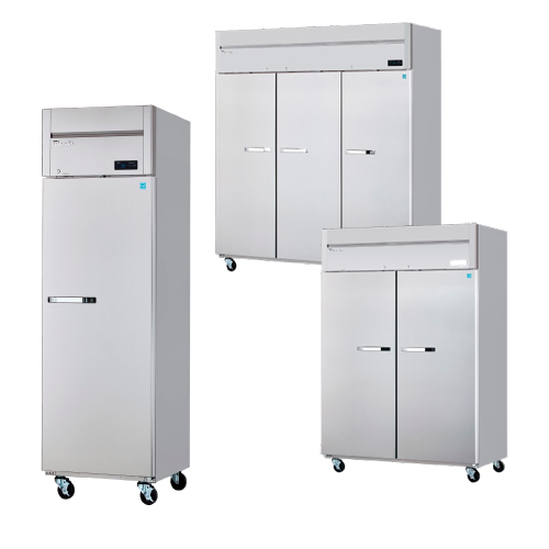 Solid door Reach-In Top-Mount Freezers- Blue Air