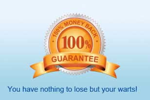 100% Guarantee - You have nothing to lose but your warts!