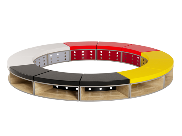 Roue de médecine 12 Bloks