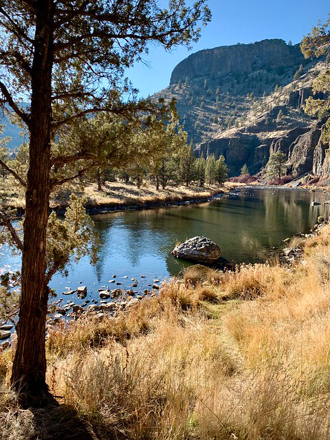 Crooked River from Chimney Rock cg, Autumn