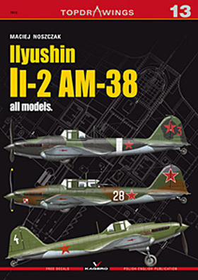 ILYUSHIN IL-2 AM-38 ALL MODELS KAGERO TOP DRAWINGS 13