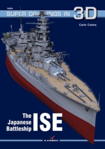 THE JAPANESE BATTLESHIP ISE KAGERO SUPER DRAWINGS IN 3D