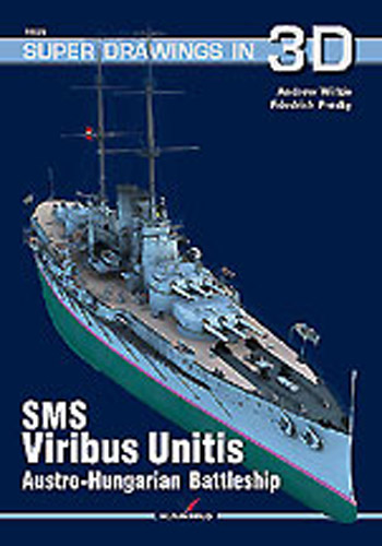 SMS VIRIBUS UNITIS AUSTRO-HUNGARIAN BATTLESHIP KAGERO SUPER DRAWINGS IN 3D 16035