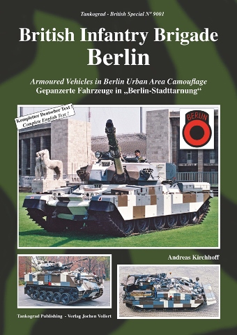 Tankograd 9001 British Infantry Brigade Berlin Armoured Vehicles in Berlin Urban Area Camouflage