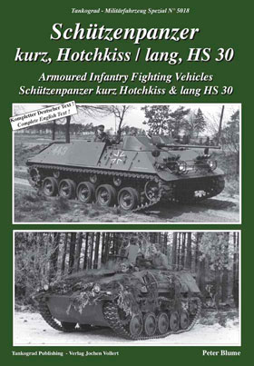 Tankograd 5018 Armoured Infantry Fighting Vehicles kurz Hotchkiss  lang HS 30