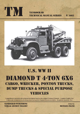 Tankograd 6011 US Army Diamond-T 4-ton 6x6 Cargo Wrecker Ponton Trucks Dump Trucks & Special Purpose Vehicles