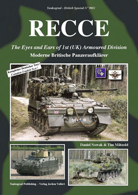 Tankograd 9011 RECCE - The Eyes and Ears of 1st UK Armoured Division