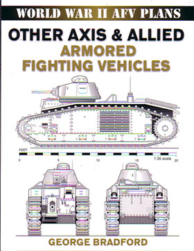 WWII AFV PLANS OTHER AXIS  ALLIED ARMORED FIGHTING VEHICLES