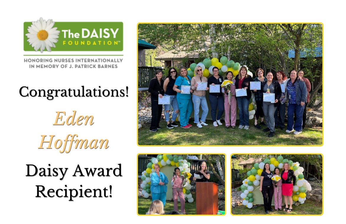 Congratulations! Eden Hoffman - Daisy Award Recipient