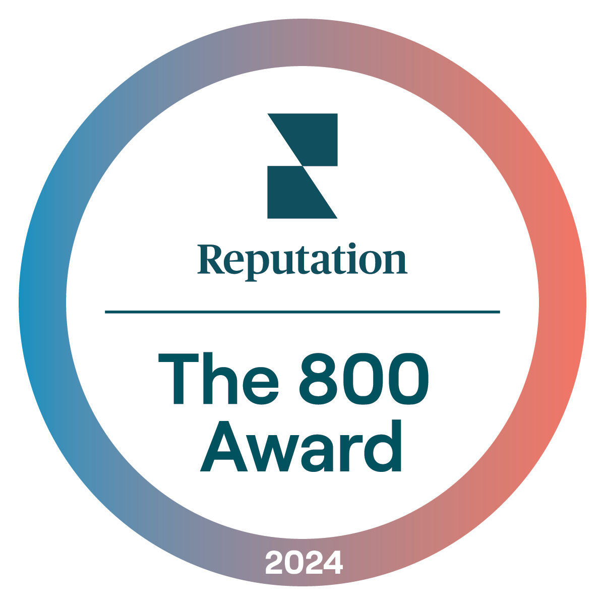 Logo of Reputation 800 Award