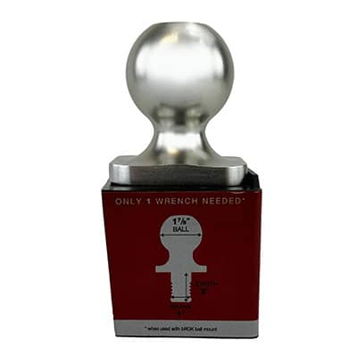 Hitch Ball Zinc 1 7/8x1x2 8,000 LB WARRIOR | bROK Products