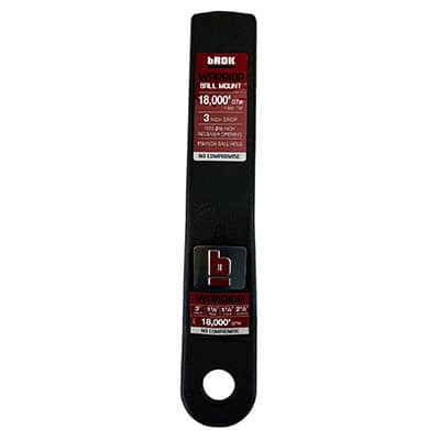 ボール WARRIOR bROK WARRIOR 2-1/2 in. Receiver Warrior Tri-Ball Mount