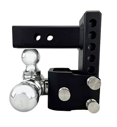 Adjustable Ball Mount WARRIOR Rotating Tri-Ball 5in DP 2IN