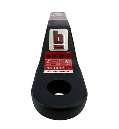 ボール WARRIOR Ball Mount WARRIOR Forged 2in Shank 2in Drop 16,000LB | bROK Products