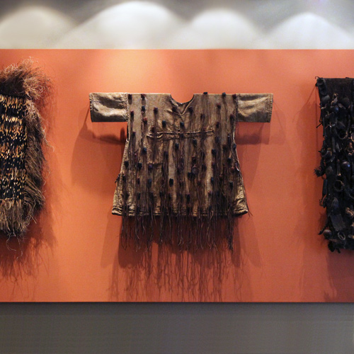 Collection of rare African tunics on the 1st floor