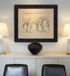 The front of the 2nd floor showcases furniture and lighting by Kelly Wearstler along with PRIMITIVEs one-of-a-kind treasures and original artwork