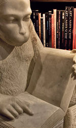 Seated Figure of reading monkey