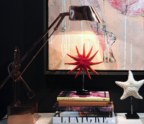 Oly Studio at PRIMITIVE in Chicago featuring home furnishings fused with one-of-a-kind-art and antiques