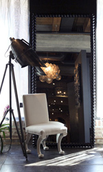Oly Studio at PRIMITIVE in Chicago featuring home furnishings fused with one-of-a-kind-art and antiques