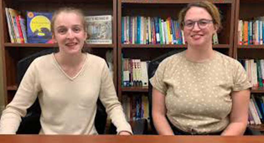 Kids First Center Social Work Interns | Katelyn Leroux and Katie Seelen