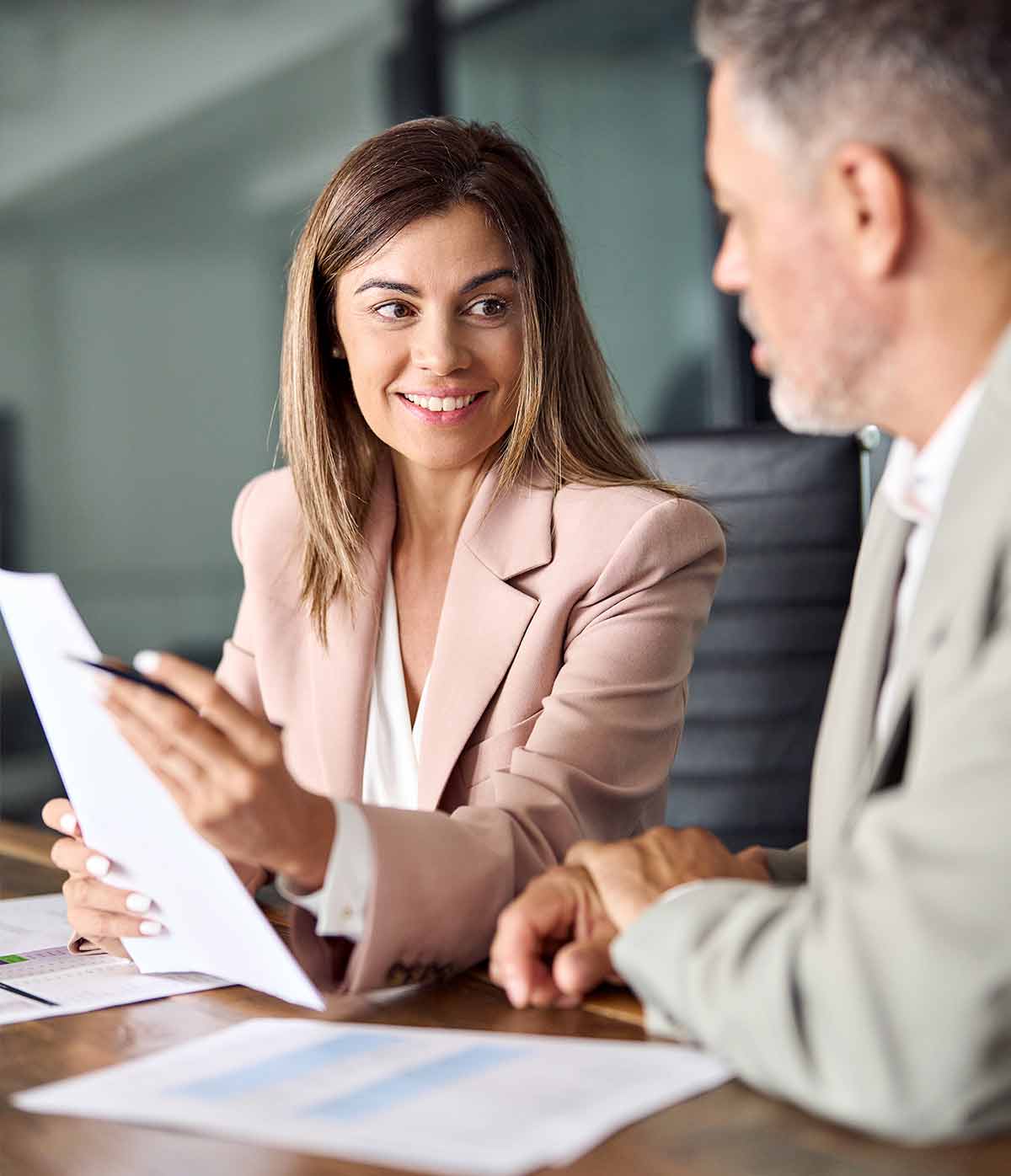 man sitting in office
