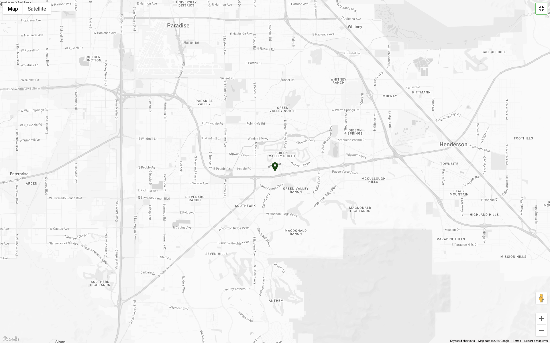 Green Valley Location Map Image