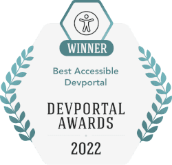 Best Accessible DevPortal - DevPortal Awards 2022