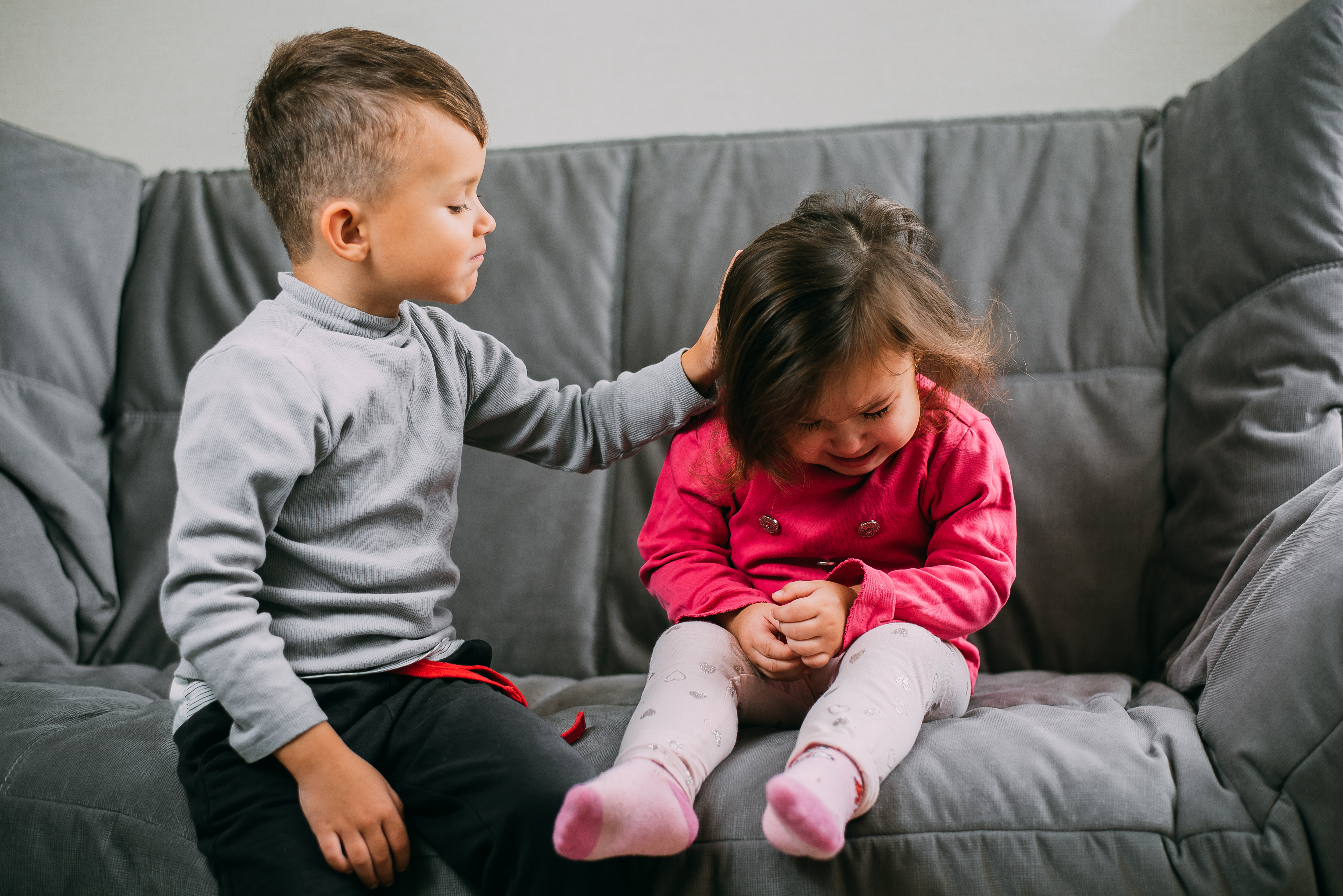Jealous Preschooler Hitting Little Sister