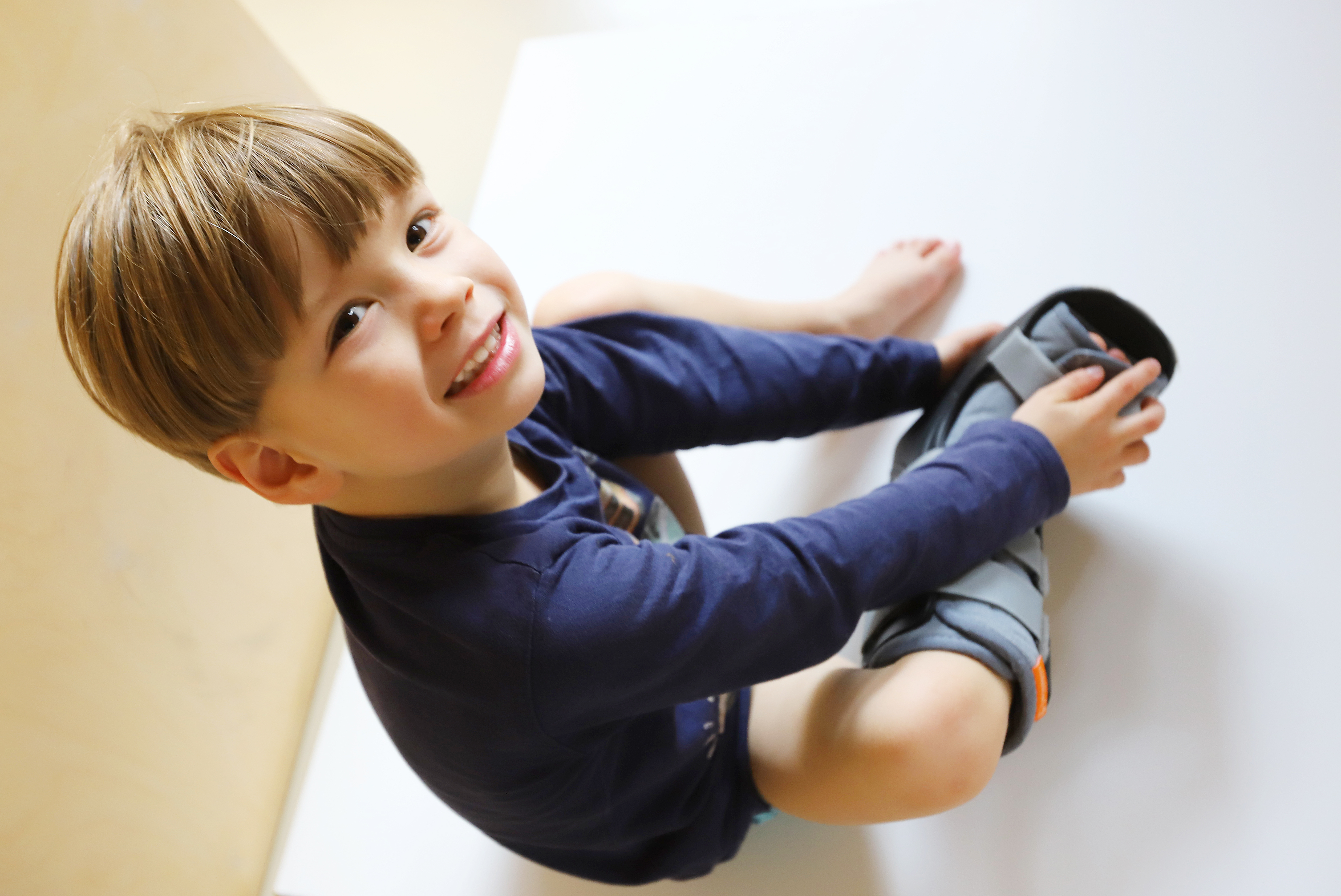 Kindergartener with special needs