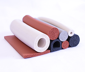 5204-NSF - Certified Closed Cell Silicone Sponge Extruded, Compression Deflection, 5-9