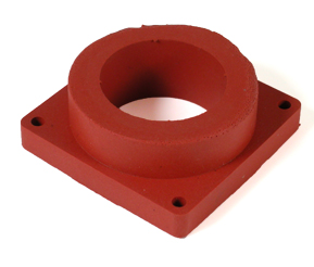 7304-BMS  - Closed Cell Silicone Sponge Molded Elastomer, Compression Deflection, 6-14