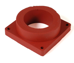 7304-BMS - Closed Cell Silicone Sponge Molded Elastomer, Compression Deflection, 6-14