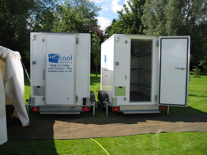 fridge and freezer trailers, mobile cool rooms to hire