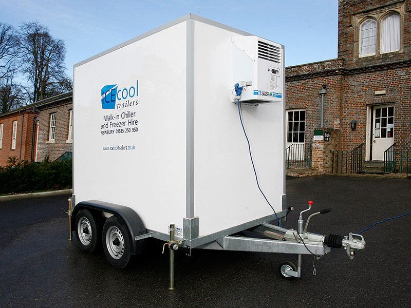 Emergency cold room, fridge and freezer trailer hire