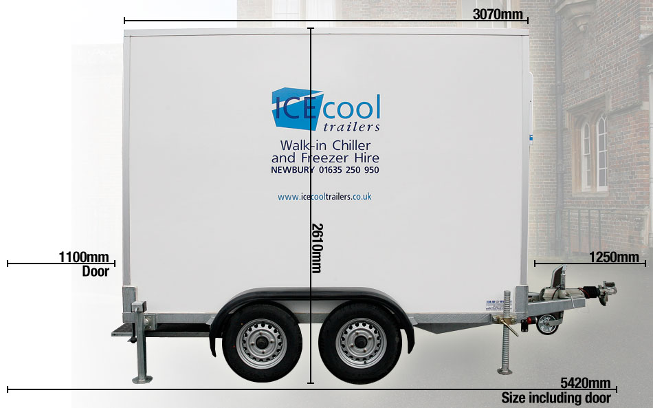 large refrigerated trailer for hire: Icecool Trailers