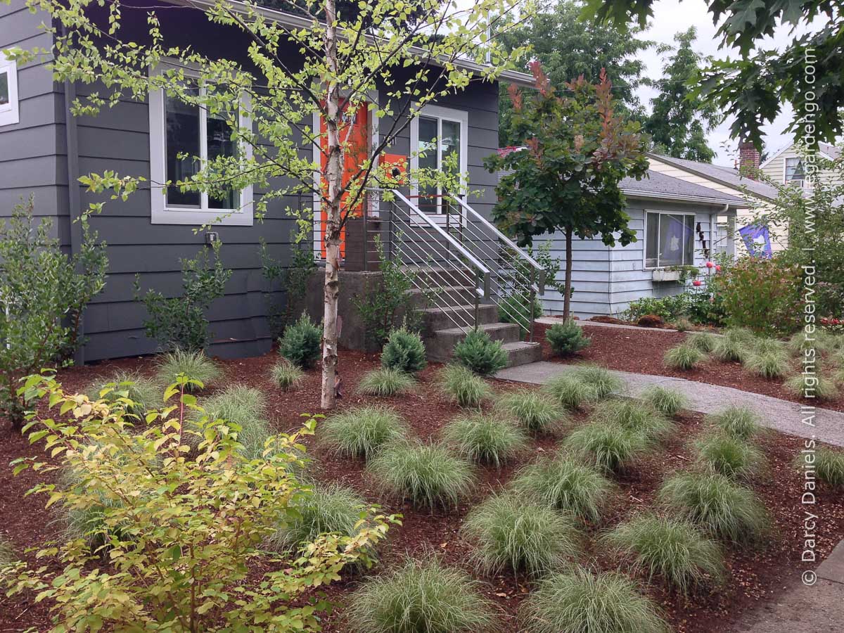 Front Yard Gardens with No Grass