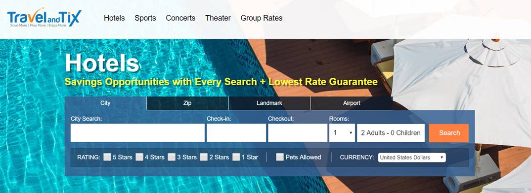 Discount hotel rates from the first name in online reservations