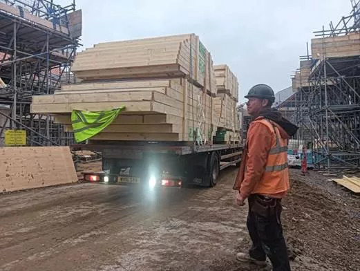 Case Study: Timber Frame Installation in Netley Grange, Southampton
