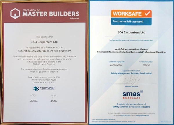 SC4 Certified by FMB and TrustMark