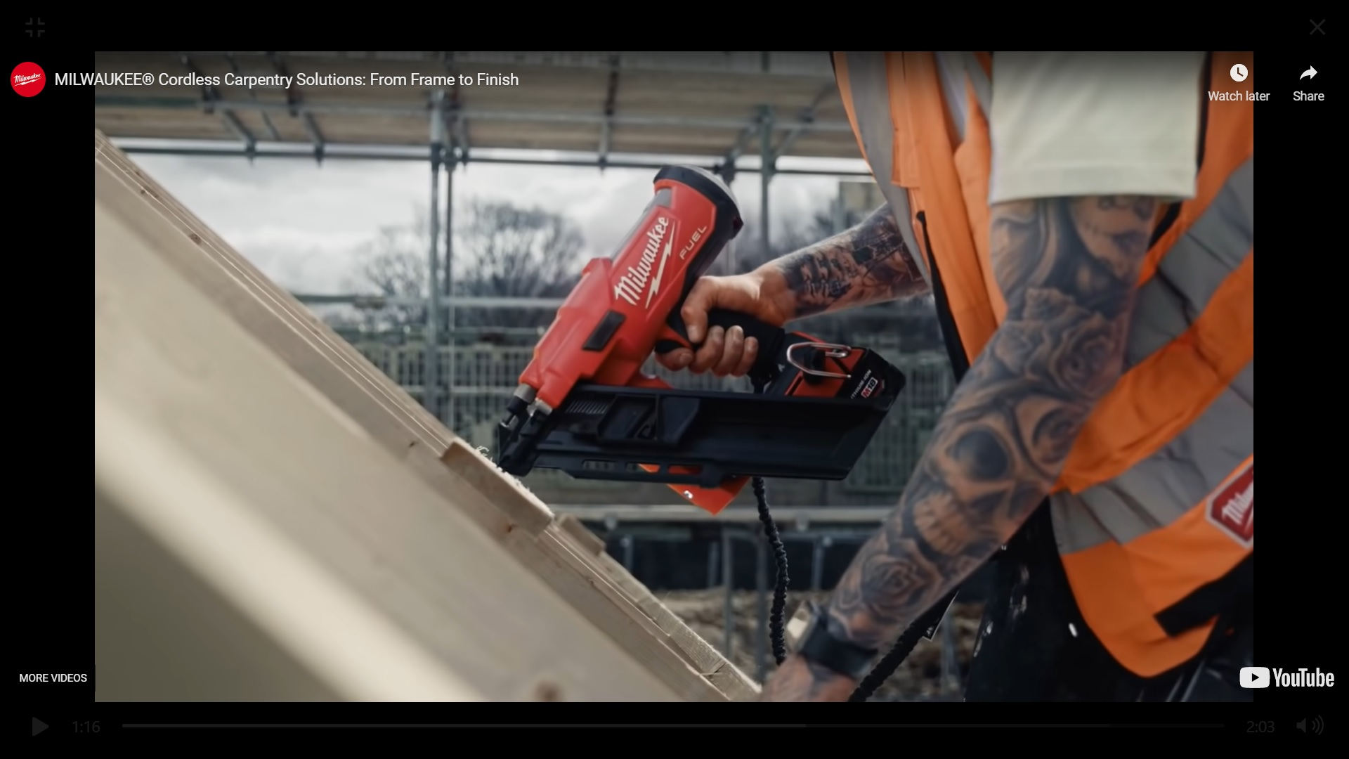 Milwaukee Tools: Carpentry never looked so cool!