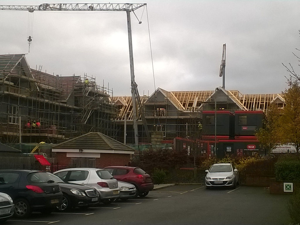 Roof installation, Church Crookham Care Home