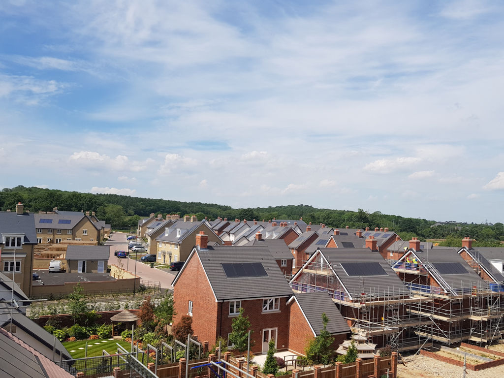 North Stoneham Park, Eastleigh from roof of Phase 6