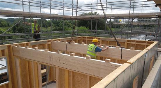 Timber Frame Installation